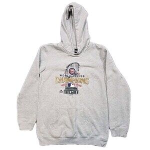 Outer Stuff Chicago Cubs 2016 WS Champions Hoodie  Women XL